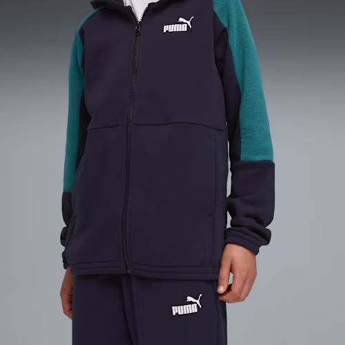 Костюм спортивний підлітковий ESS BLOCK Sweat Suit 69333416 Puma 128 Темно-синій 69333416