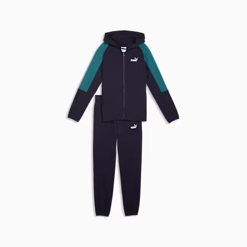 Костюм спортивний підлітковий ESS BLOCK Sweat Suit 69333416 Puma 128 Темно-синій 69333416