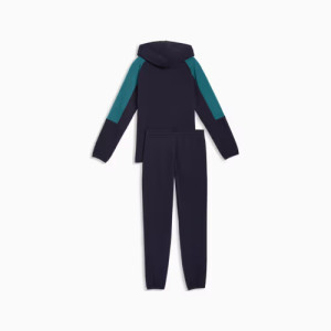 Костюм спортивний підлітковий ESS BLOCK Sweat Suit 69333416 Puma 128 Темно-синій 69333416