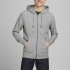 Толстовка JJEBASIC SWEAT ZIP HOOD NOOS 12181901 Light Grey Melange Jack&Jones XXL Сірий 12181901LightGreyMela