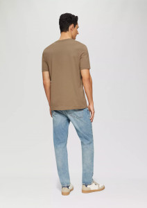 Футболка T-Shirt mit Crew Neck 2165525.8483 s.Oliver L Коричневий 2165525.8483