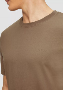 Футболка T-Shirt mit Crew Neck 2165525.8483 s.Oliver L Коричневий 2165525.8483