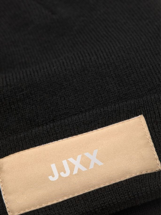 Шапка JXBASIC LOGO BEANIE SN 12205033-Black JJXX ONE SIZE Чорний 12205033-Black
