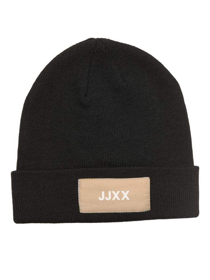 Шапка JXBASIC LOGO BEANIE SN 12205033-Black JJXX ONE SIZE Чорний 12205033-Black