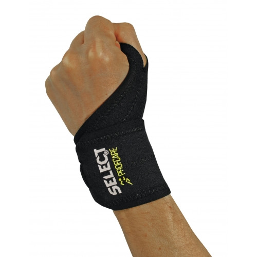 Напульсник SELECT 6702 Wrist support (228) чорн/зел, one size 567020