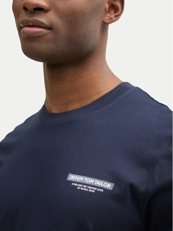 Футболка Denim 1043491-21615 Tom Tailor XXL Темно-синій 1043491-21615