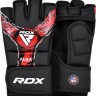 Рукавиці тренувальні RDX GRAPPLING GLOVES NEW AURA F17 чорний, червоний Уні M GGR-F17BR