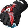 Рукавиці тренувальні RDX GRAPPLING GLOVES NEW AURA F17 чорний, червоний Уні M GGR-F17BR
