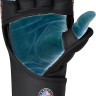 Рукавиці тренувальні RDX GRAPPLING GLOVES NEW AURA F17 чорний, червоний Уні M GGR-F17BR