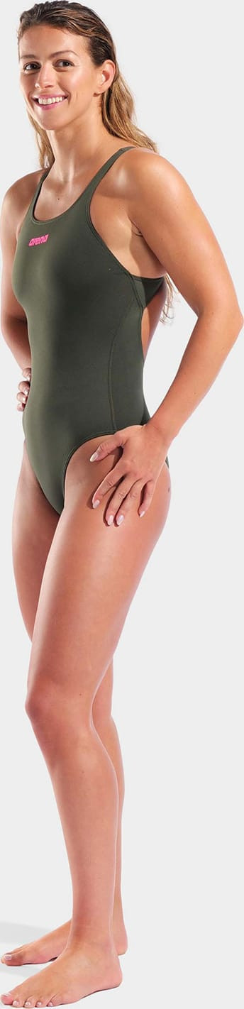 Купальник закритий для жінок Arena TEAM SWIMSUIT SWIM PRO SOLID темно-зелений Жін 38 004760-609