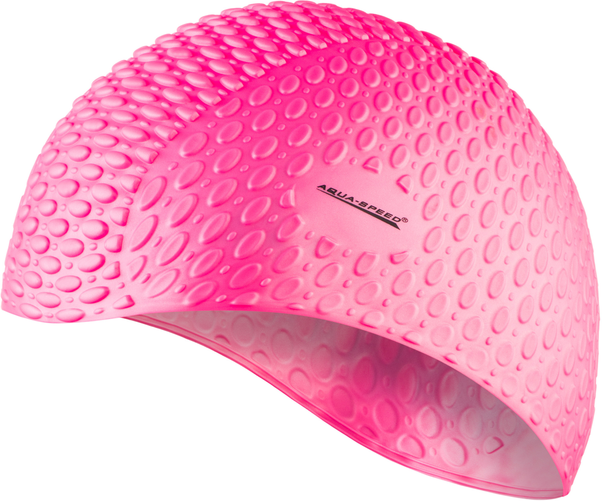 Шапочка для плавання Aqua Speed BUBBLE 102-03 рожевий Уні OSFM 102-03