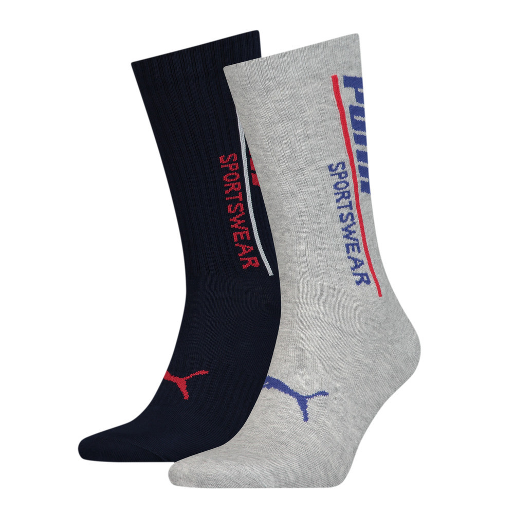 Шкарпетки Puma MEN LOGO CLASSIC SOCK 2P темно-синій, сірий Чол 39-42 102003001-023