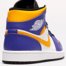 Кросівки чоловічі Jordan 1 Mid фіолетові DQ8426-517 44 DQ8426-517