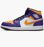Кросівки чоловічі Jordan 1 Mid фіолетові DQ8426-517 44 DQ8426-517