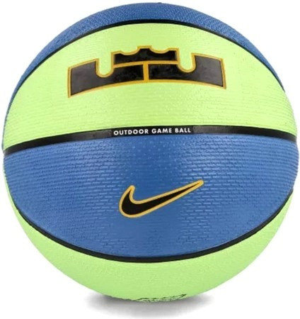 М'яч баскетбольний Nike PLAYGROUND 2.0 8P L JAMES DEFLATED LIME N.100.4372.395.07