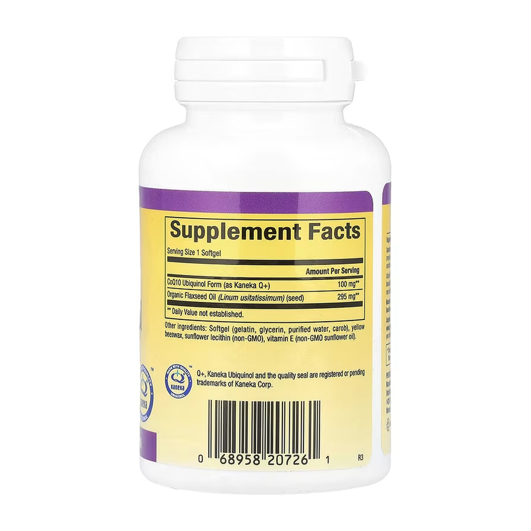 Софт гелеві капсули Natural Factors Ubiquinol CoQ10 100mg - 60 softgels 2023-10-5753