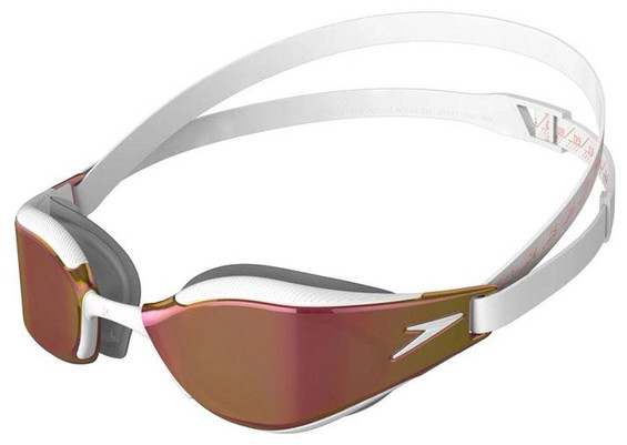 Окуляри для плавання Speedo FASTSKIN HYPER ELITE MIR білий, золотий Уні OSFM 8-12818F979