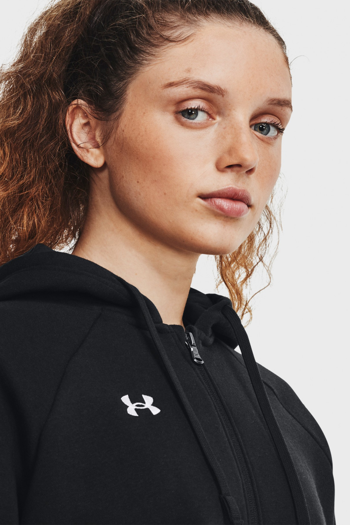 Худі UA Rival Fleece FZ Hoodie 1379497-001 Under Armour L Чорний 1379497-001