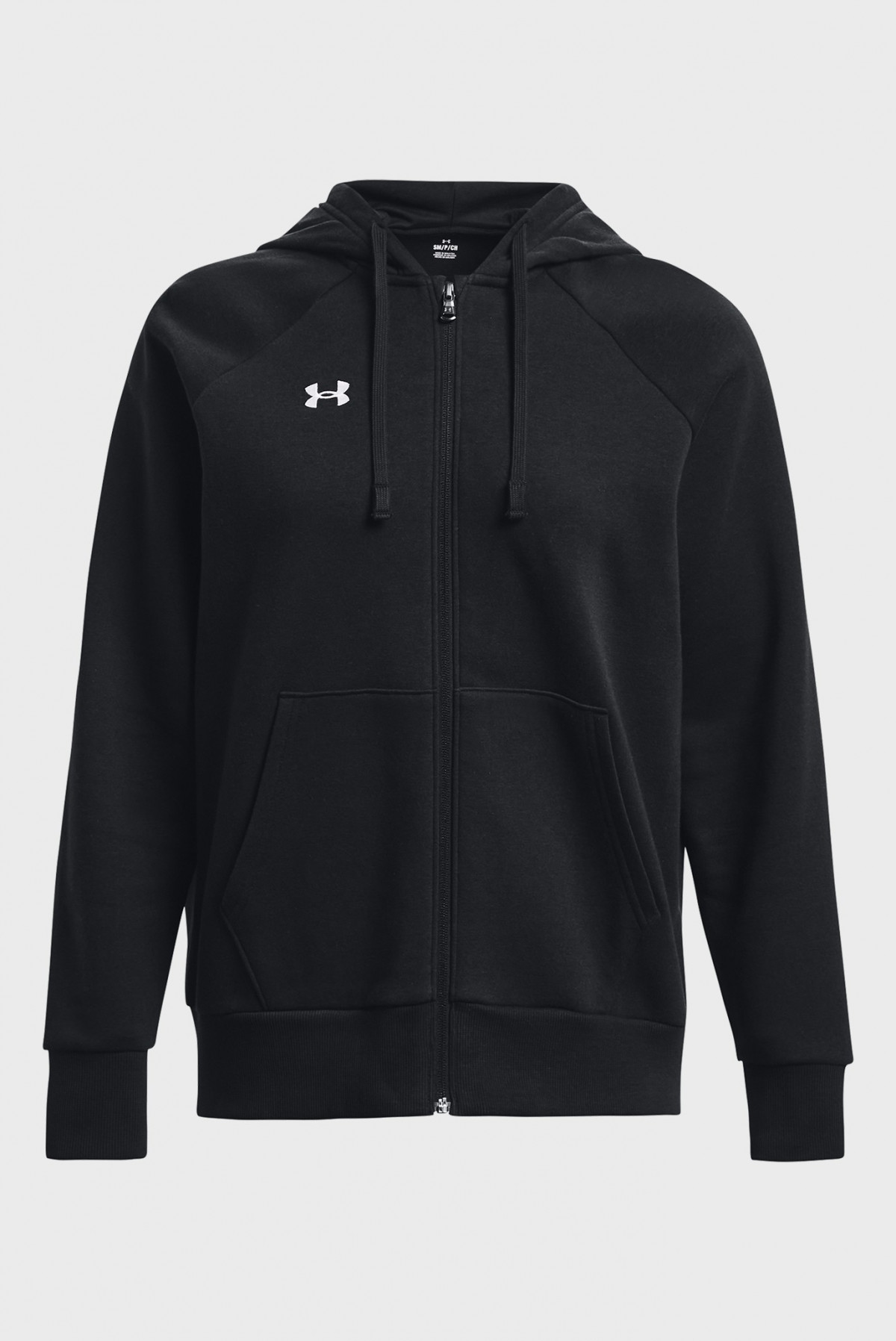 Худі UA Rival Fleece FZ Hoodie 1379497-001 Under Armour L Чорний 1379497-001