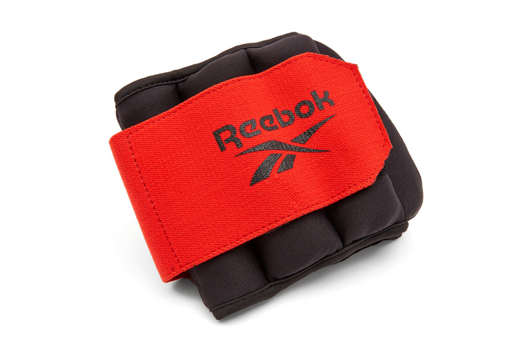 Обважнювачі щиколотки Reebok Flexlock Ankle Weights чорний, червоний 1.5 кг (RAWT-11272) RAWT-11272