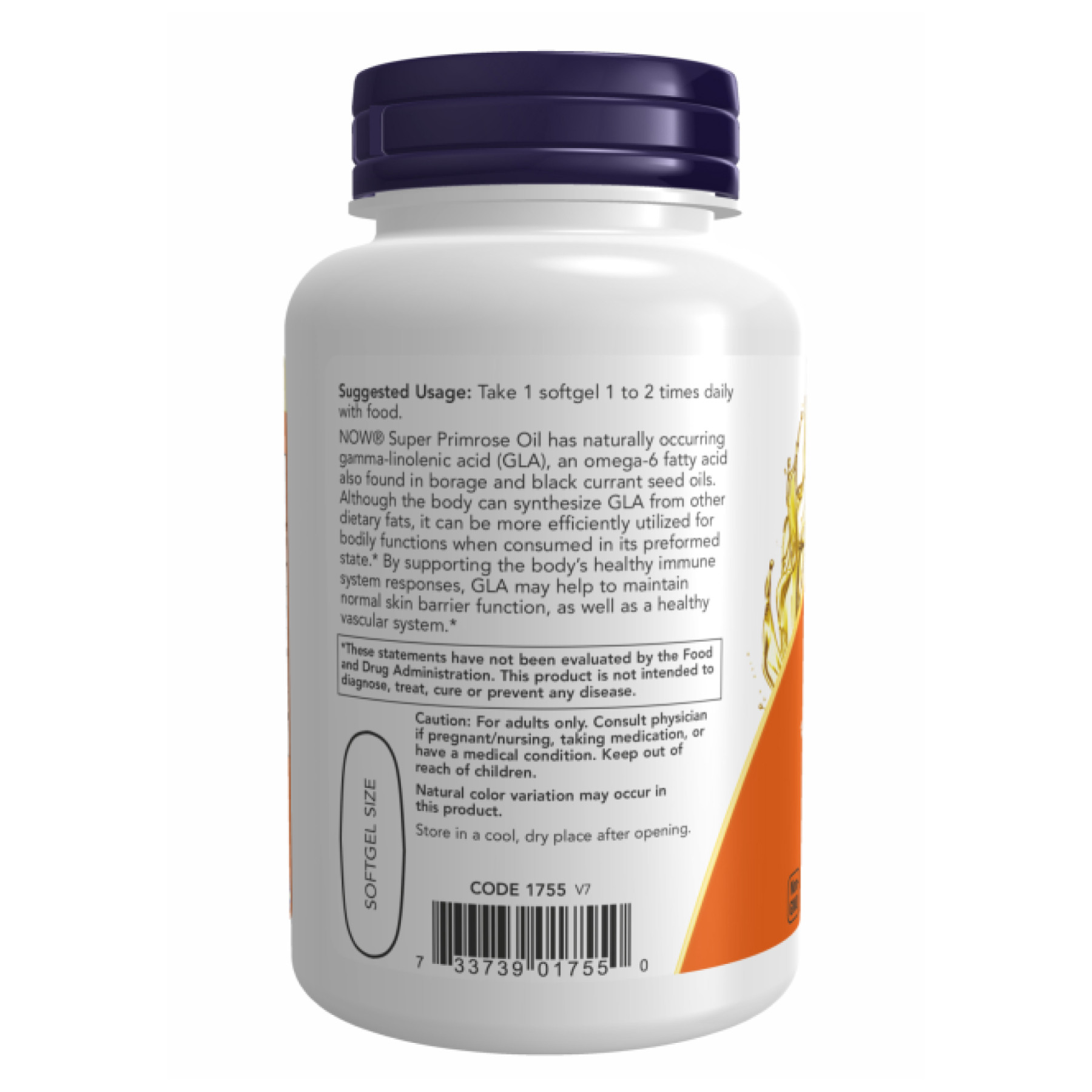 Софт гелеві капсули Super Primrose 1300mg - 120 sgels 2022-10-2379