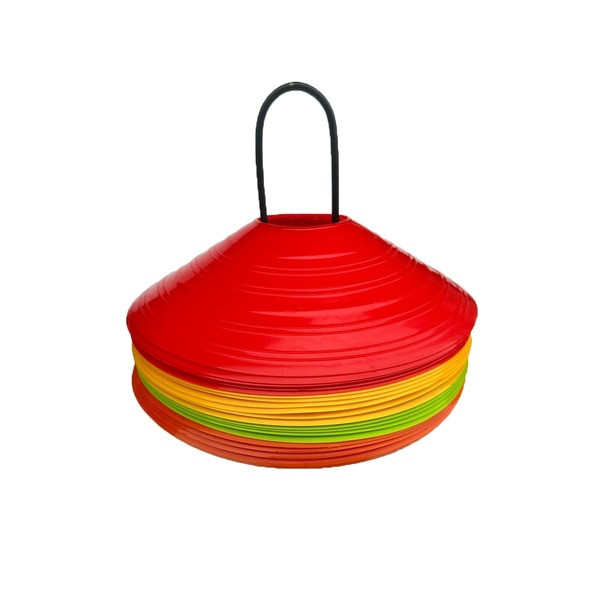 Фішки набір для трен на підставці FC-3624-ONYR FC 24ШТ (помаран,салат,червон,жовт) по 6шт) (10400 FC-3624-ONYR