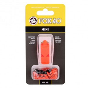 Свисток для арбитра Fox 40 Mini Safety зі шнурком 9803-0308 Помаранчевий universal (63147) 9803-0308
