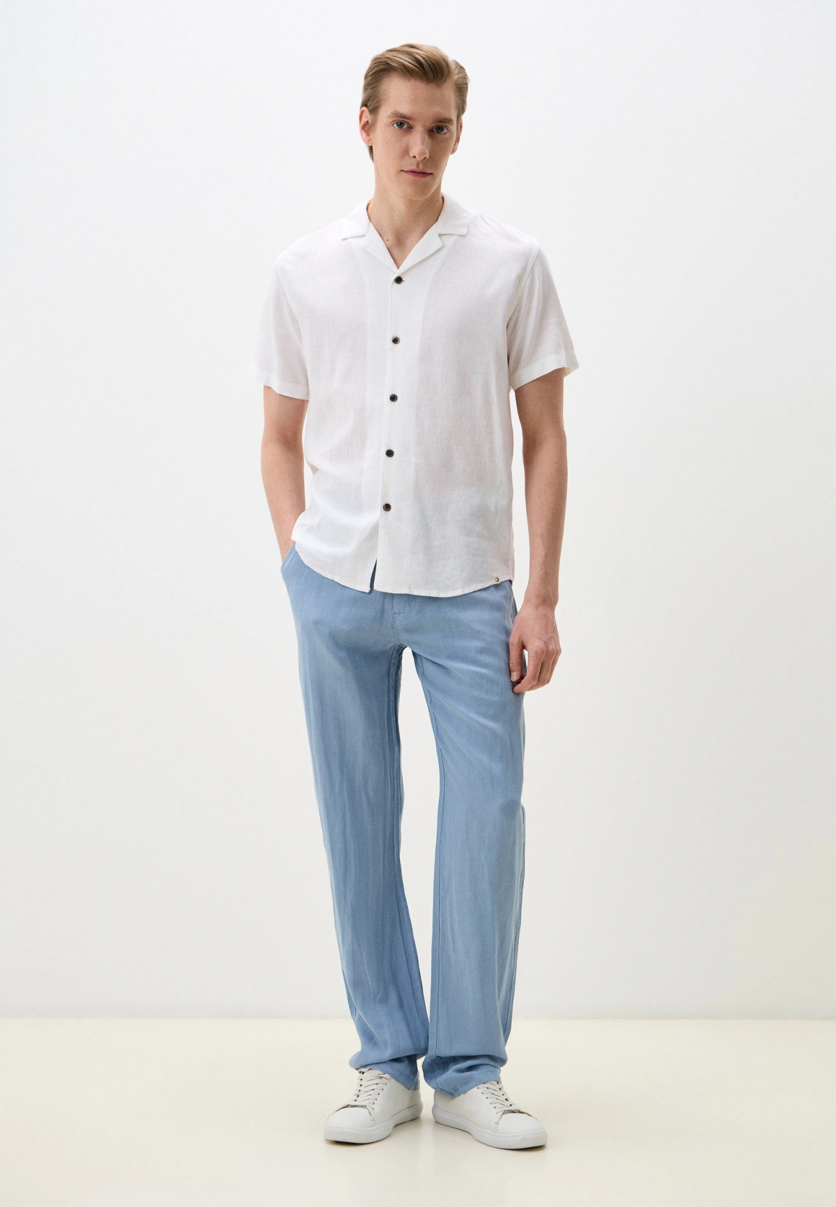 Сорочка DENIM 1045185-20000 Tom Tailor L Білий 1045185-20000