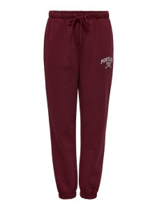 Штани ONLCOLLEGE LIFE PANTS SWT 15235557-Cabernet-Print: PORTLAND ONLY M Бордовий 15235557-CABERNET-PRINT:P