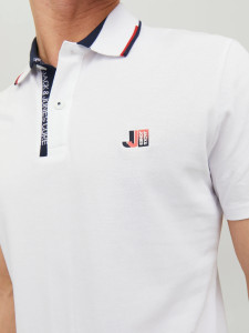 Поло JCOLOGAN POLO SS SS23 SN 12229382-White Jack&Jones L Білий 12229382-WHITE