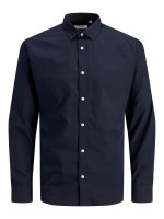 Сорочка JJJOE SHIRT LS PLAIN 12187222-Navy Blazer-Fit:/SLIM Jack&Jones L Темно-синій 12187222-NAVY BLAZER-FIT: