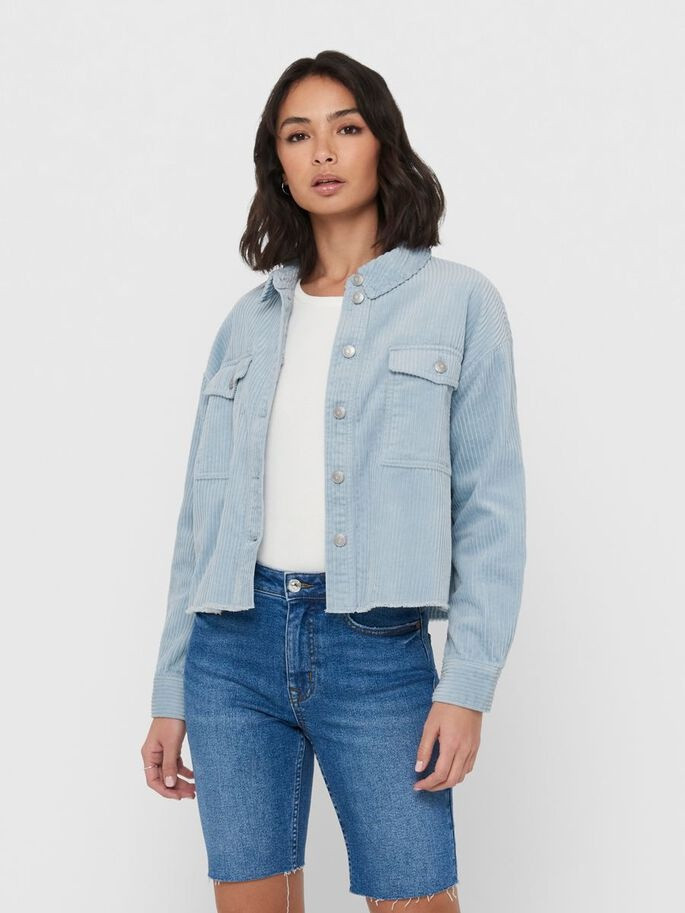 Куртка ONLMARINA-ENY LIFE L/S CORD JACKET PNT 15222456 Slate ONLY M Блакитний 15222456Slate
