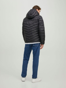 Куртка JJEHERO PUFFER HOOD NOOS 12211785-Black Jack&Jones M Чорний 12211785-BLACK