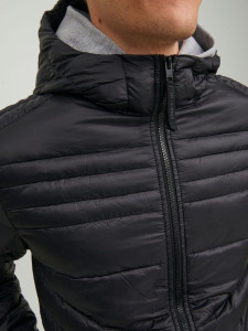 Куртка JJEHERO PUFFER HOOD NOOS 12211785-Black Jack&Jones M Чорний 12211785-BLACK