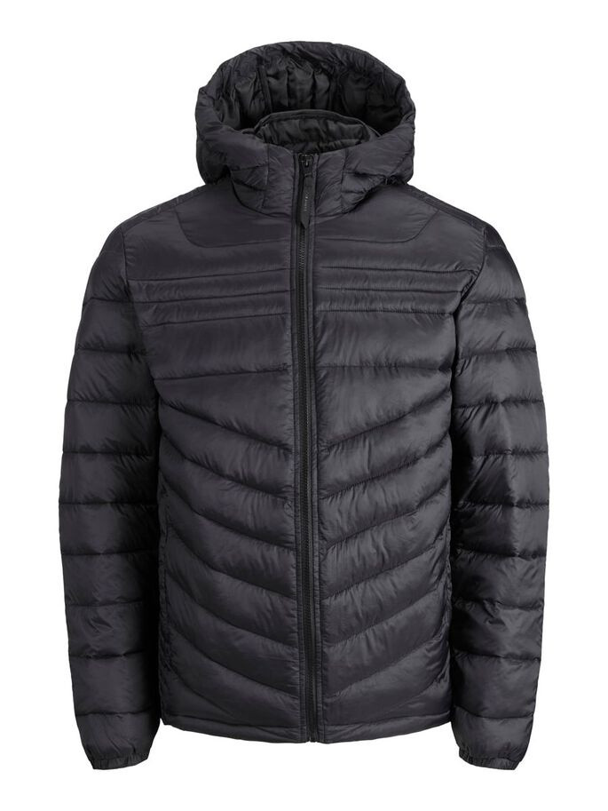 Куртка JJEHERO PUFFER HOOD NOOS 12211785-Black Jack&Jones M Чорний 12211785-Black