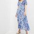 Сукня ONLENOLA S/S MIDI DRESS  WVN 15230958 Dazzling Blue-CRUISE FLORAL ONLY M Блакитний 15230958DazzlingBlue-CRUI