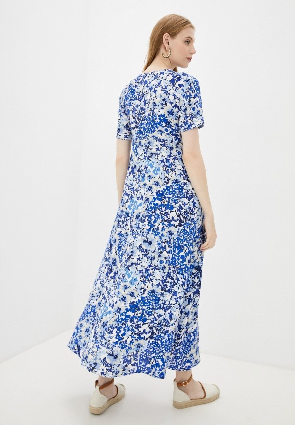 Сукня ONLENOLA S/S MIDI DRESS WVN 15230958 Dazzling Blue-CRUISE FLORAL ONLY M Блакитний 15230958DazzlingBlue-CRUI