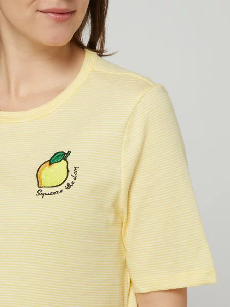 Футболка ONLFRUITY LIFE S/S STRIPE TOP BOX JRS 15231612 Sunshine - BRIGHT WHITE + LEMON ONLY L Жовти 15231612Sunshine-BRIGHT W