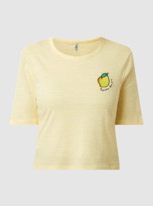 Футболка ONLFRUITY LIFE S/S STRIPE TOP BOX JRS 15231612 Sunshine - BRIGHT WHITE + LEMON ONLY L Жовти 15231612SUNSHINE-BRIGHT W