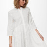 Сукня ONLCHICAGO 3/4 SL LIFE DNM DRESS 15228116 Cloud Dancer ONLY M Білий 15228116CLOUDDANCER