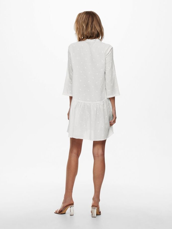 Сукня ONLCHICAGO 3/4 SL LIFE DNM DRESS 15228116 Cloud Dancer ONLY M Білий 15228116CloudDancer