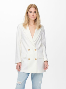 Піджак ONLCHARLOTTE OVERSIZE BLAZER CC OTW 15242667-Pristine ONLY M Білий 15242667-PRISTINE