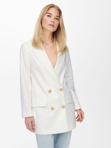 Піджак ONLCHARLOTTE OVERSIZE BLAZER CC OTW 15242667-Pristine ONLY M Білий 15242667-PRISTINE