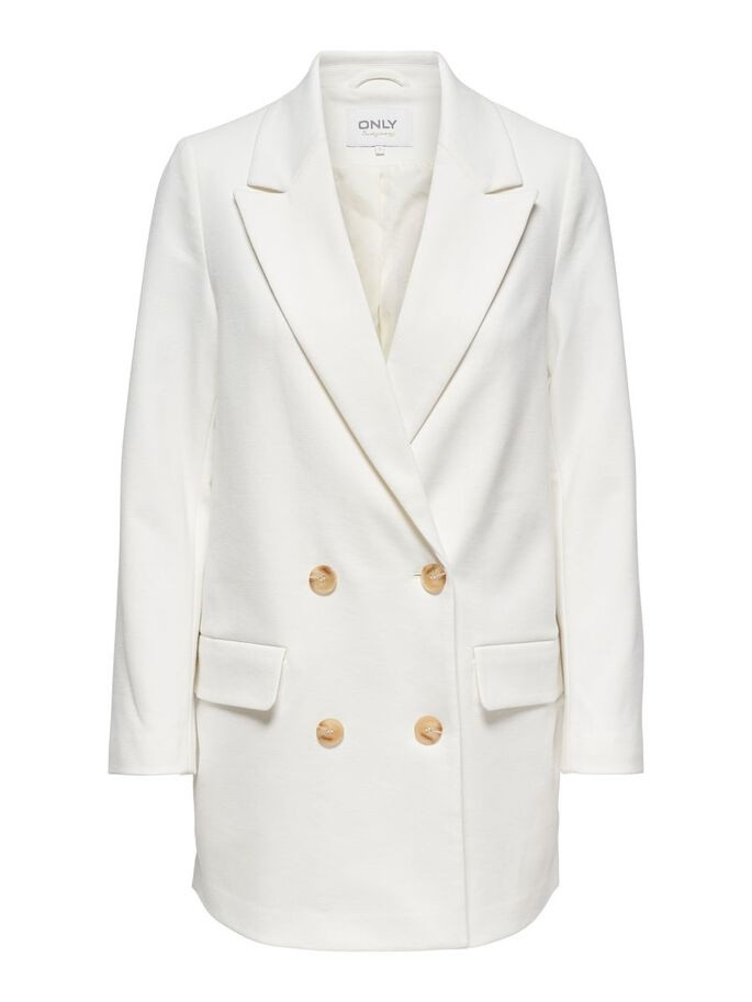 Піджак ONLCHARLOTTE OVERSIZE BLAZER CC OTW 15242667-Pristine ONLY M Білий 15242667-PRISTINE