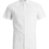 Сорочка JJCLINT SHIRT S/S SLIM FIT 12163646 White Jack&Jones L Білий 12163646WHITE