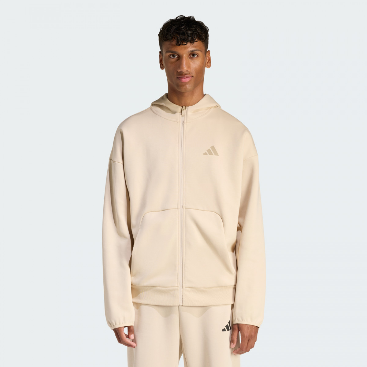 Худі M FI SL FZ KD7665 Adidas XS Бежевий KD7665