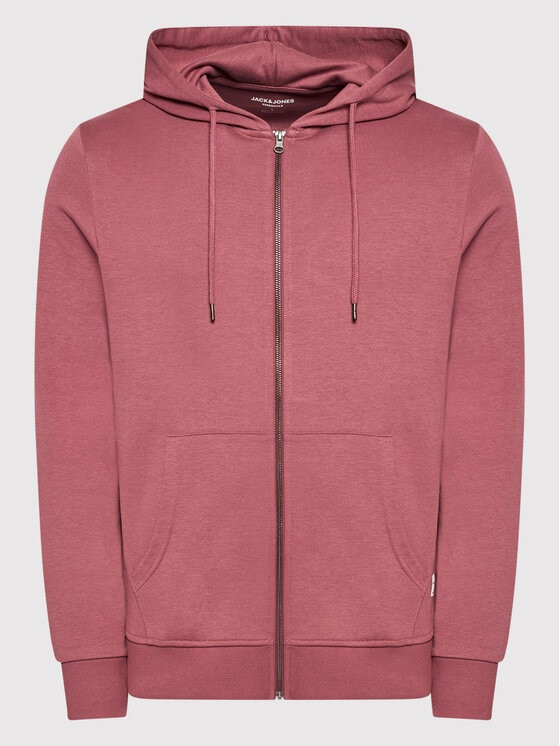 Толстовка JJEBASIC SWEAT ZIP HOOD NOOS 12181901-Hawthorn Rose-Fit:REG Jack&Jones XXL Розовий 12181901-Hawthorn Rose-Fi