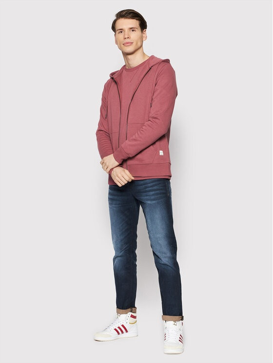 Толстовка JJEBASIC SWEAT ZIP HOOD NOOS 12181901-Hawthorn Rose-Fit:REG Jack&Jones XXL Розовий 12181901-Hawthorn Rose-Fi