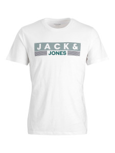 Футболка JJECORP LOGO TEE SS O-NECK NOOS 12151955-Bright White-Detail:Play 4 Jack&Jones L Білий 12151955-Bright White-Det