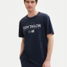 Футболка T-Shirt mit Logo Print 1041871ХХ10302 Tom Tailor L Темно-синій 1041871ХХ10302